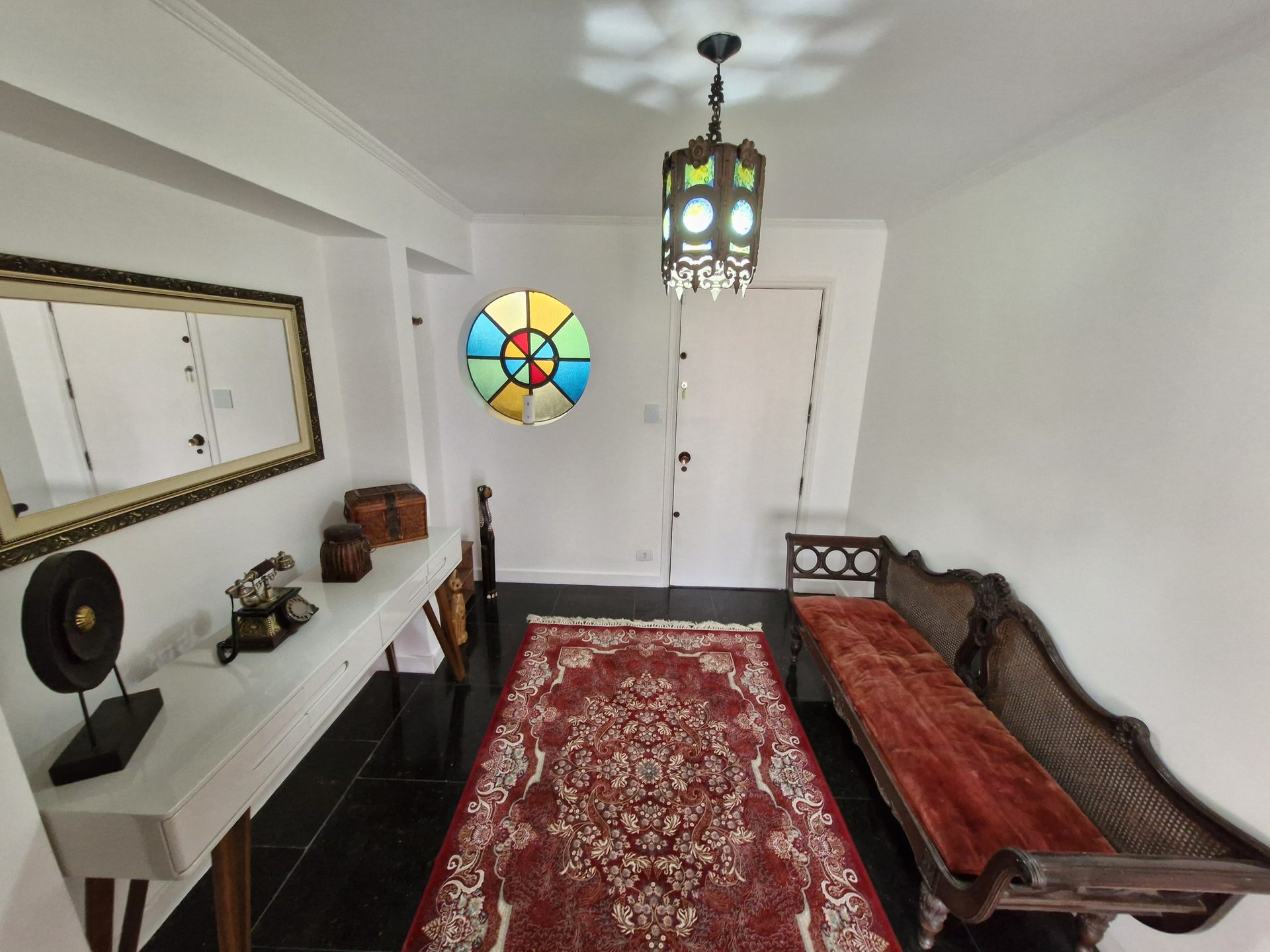 Hall com vitral