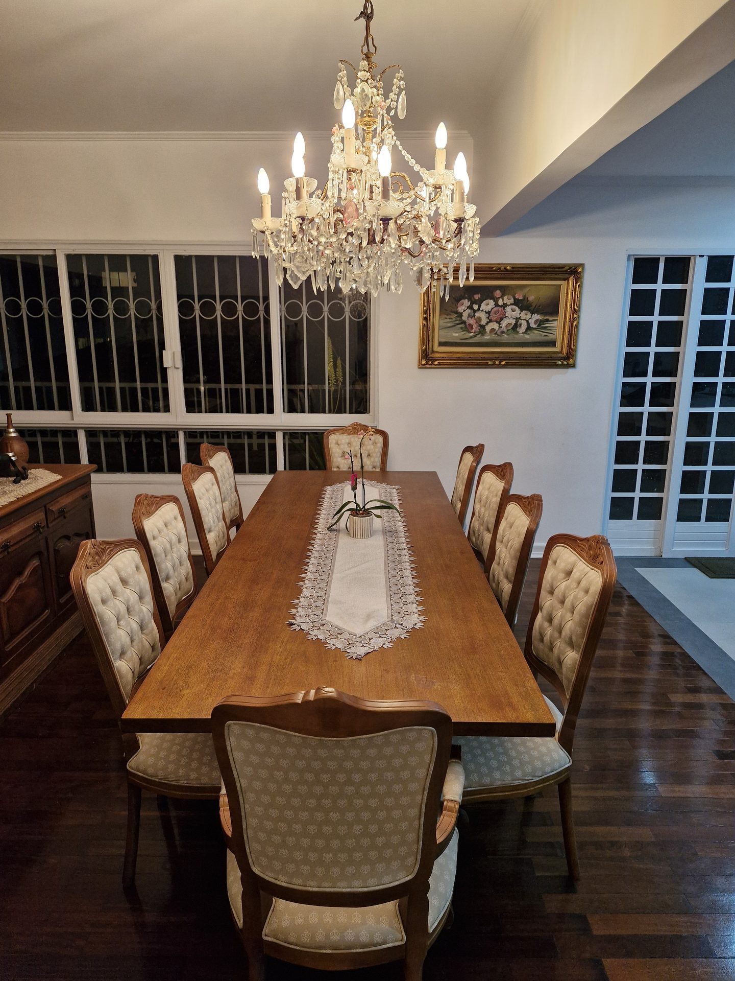 Sala Jantar Lustre Cristal