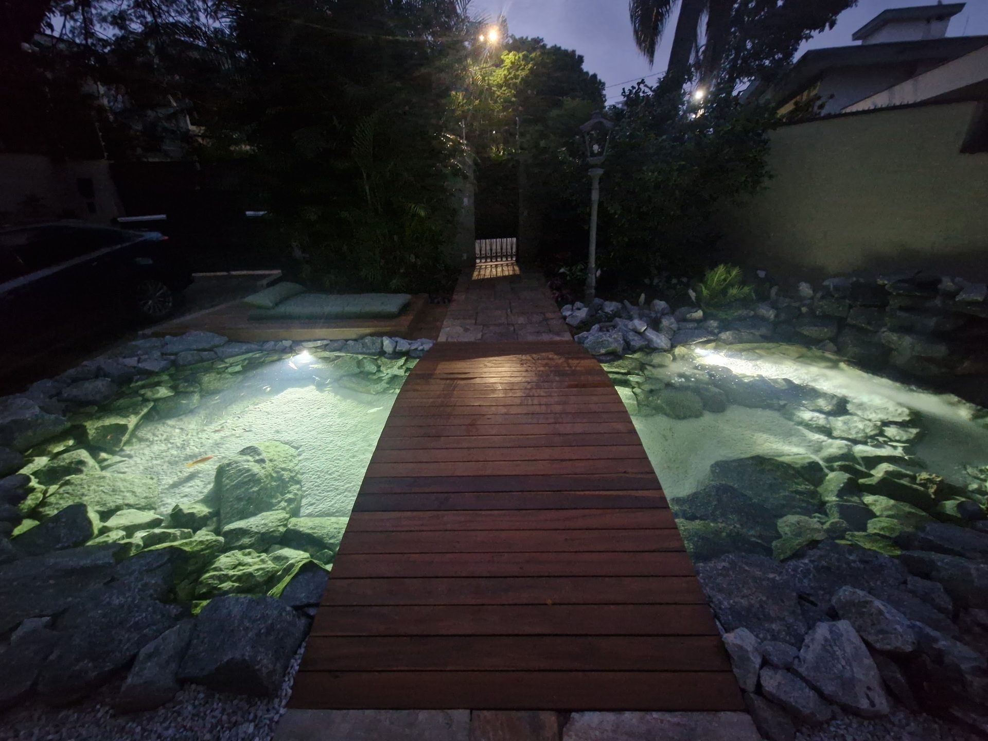 A casa à noite