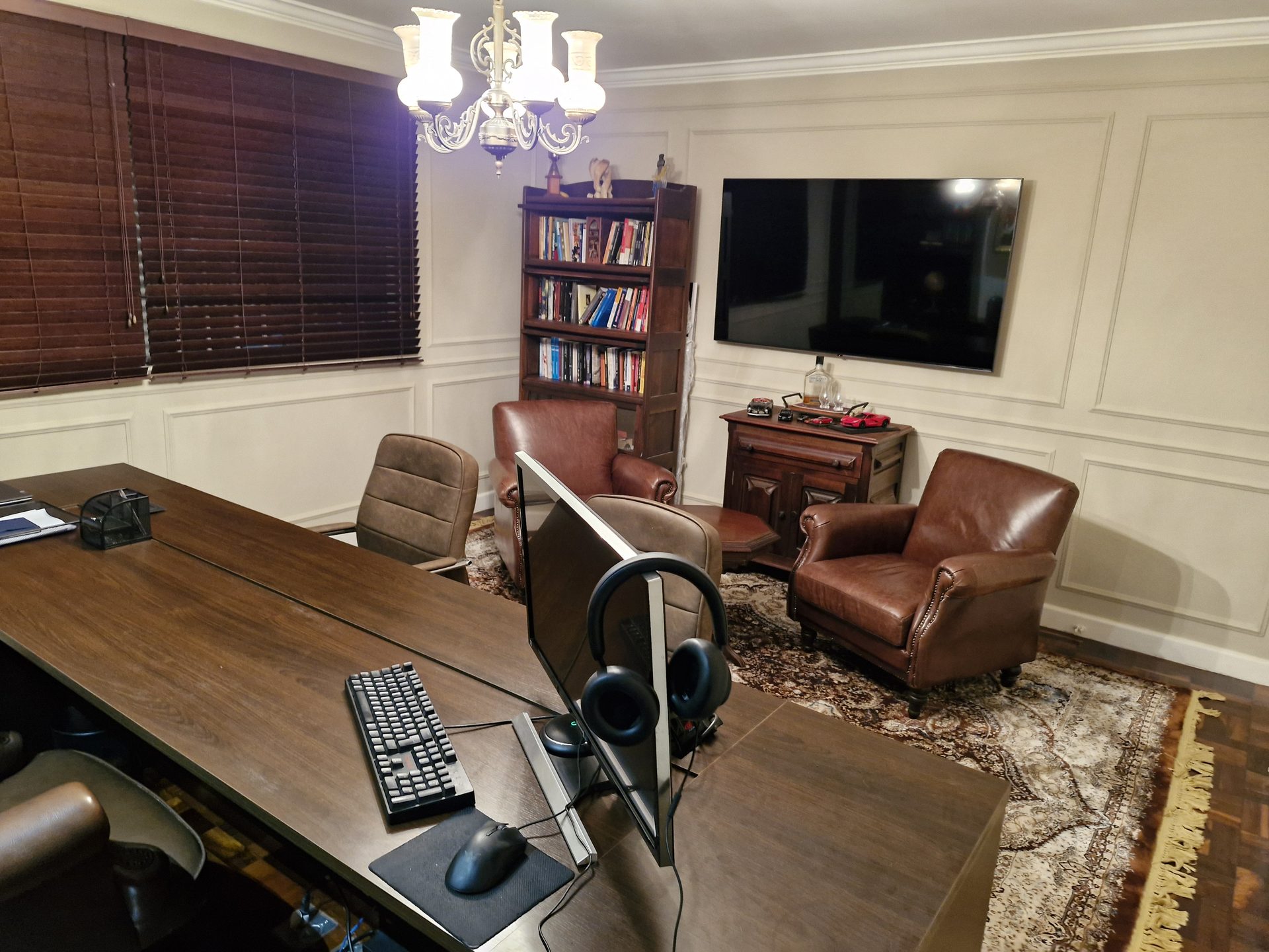 Escritorio Mesa Poltronas