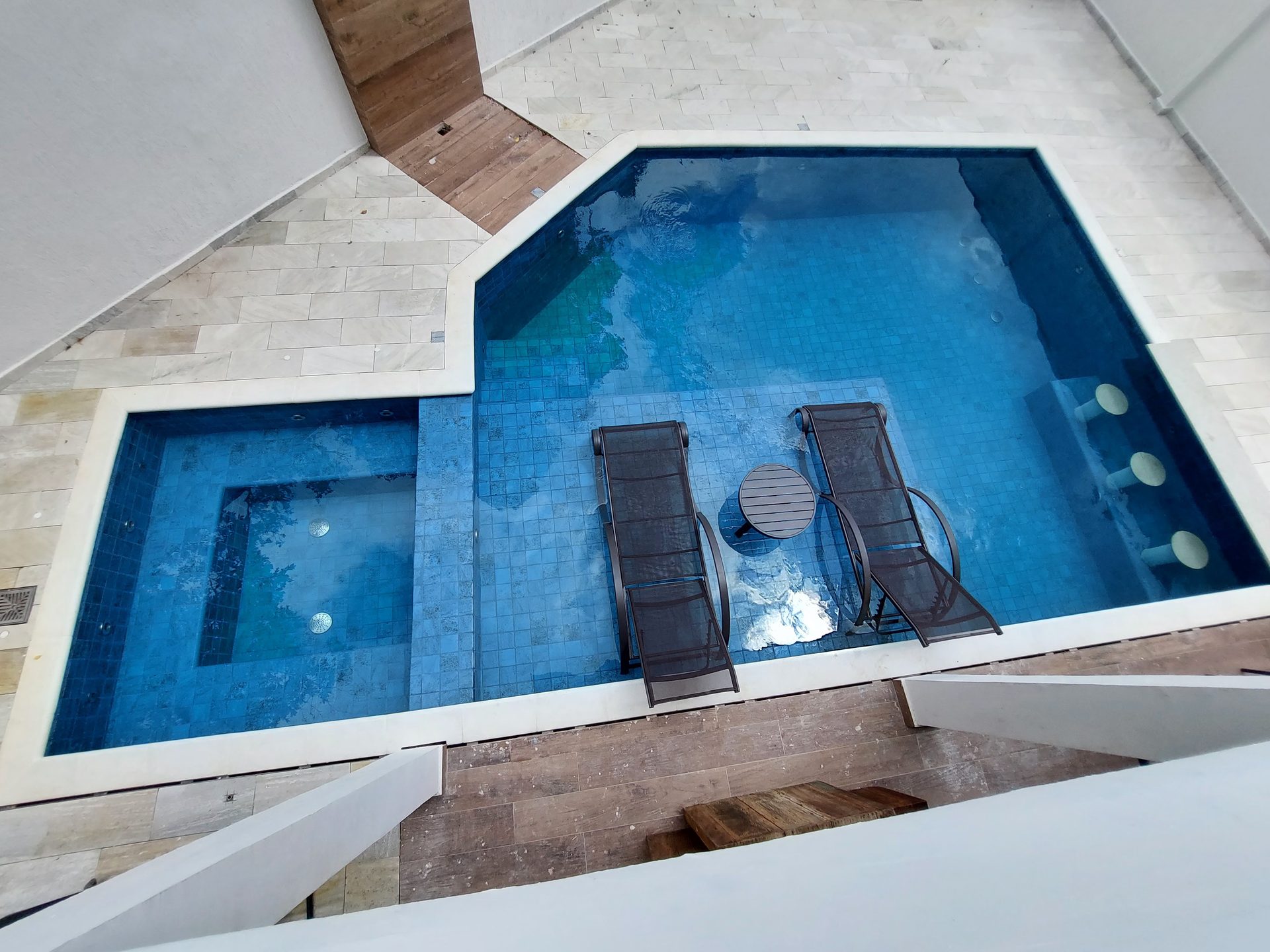 Jacuzzi vista superior